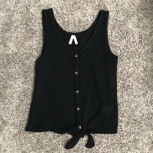 Black crop top